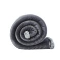thumbnail image 3 of Cozy Tyme T173-20DGC-UE Couverture en Flanelle Réversible Sherpa 50 x 60 Po, Gris Foncé, 3 of 7