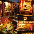 thumbnail image 3 of Wood Innovative DIY Miniature Dolls House Kit With Furniture And LED Light Innovative Room Gift Idea Wooden Doll House With Innovative And Integrated Component DIY Miniature Dolls House Kit Safe For, 3 of 8