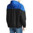thumbnail image 4 of EGNMCR Manteau Matelassé pour Homme Automne Coupe Ajustée Mince Extérieur Protection Solaire Manteau de Randonnée avec Poches Décontracté à Blocs de Couleur Patchwork à Capuche à Fermeture Éclair Pardessus Légers Coupe-Vent, 4 of 8