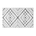 thumbnail image 1 of Hometrends Bath Rug White/Black, 1 of 8