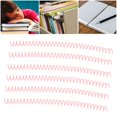 thumbnail image 4 of Sheet Binding Comb, Pretty Colour Spiral Binding Coil 20Pcs 13mm Inner Diameter  For Page Pink, 4 of 8