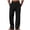 Black, variant on LOVZFMLL Casual Full Pants for Men, Men's Summer Wide Leg Solid Pants Lounge Pants Vocation Wear Trousers with Pockets and Drawstring White L