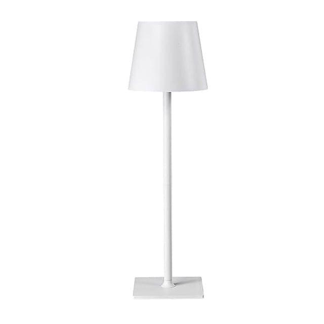 TFixol Lampe de Bureau LED Moderne au Design KD Élégant avec Commande Tactile, Chargement USB et Modes d'Éclairage Réglables - Blanc, Batterie 2000 mAh, Parfaite pour la Table de Chevet Ou l'Étude