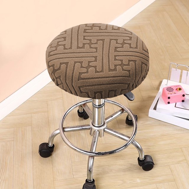 Stool Covers Round Bar Stool Covers Oppose Slip Seat Cover With Elastic Bands Sturdy