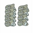 thumbnail image 2 of koolsoo 9 Piece Golf Iron Cover Set Gift Wear-Resistant Wrap Socks Golf Club Head Covers Gray, 2 of 9