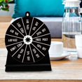 thumbnail image 3 of Transemion Thrilling Turntable Drinking Wheel Fortune Game Tabletop Game for Party Style A 1Set, 3 of 6