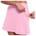 thumbnail image 2 of Jupe de Tennis Décontractée pour Femmes avec Poche, Tenue Active pour Yoga, Sport, Performance, Style Jupe-Short, 2 of 6