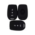 thumbnail image 2 of Decodeary 3pieces Car Key In Style Silicone Car Key Case Non-toxic Silicone Car Key Cases black, 2 of 6