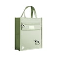 thumbnail image 2 of Birdeem Large Capacity Canvas Tote Bag with Multiple Compartments, Organizer Storage Bag Featuring Transparent PVC Pocket and Side Mesh Holder, Ideal for Commuting, Travel, and Daily Essentials, 2 of 9