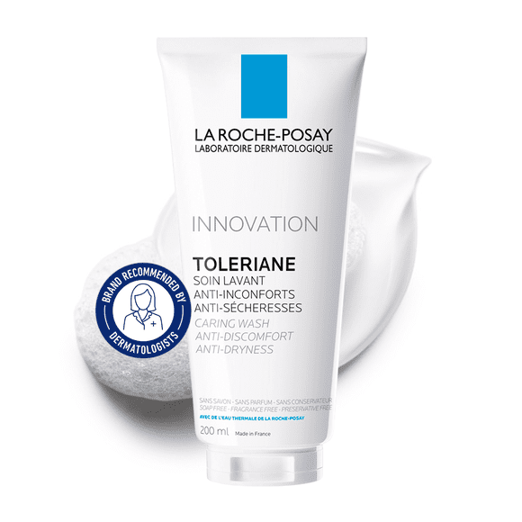 La Roche-Posay Toleriane Nettoyant Hydratant, Nettoyant Doux pour le Visage avec Céramides pour Peau Sèche, 400 ml