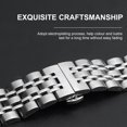 thumbnail image 3 of Amdohai Bracelets de Montre en Acier Inoxydable 22 mm avec Extrémité Droite, Bracelet de Montre à Dégagement Rapide, 3 of 9