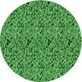 thumbnail image 1 of Ahgly Company Machine Washable Indoor Round Transitional Deep Emerald Green Area Rugs, 6' Round, 1 of 7