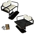 thumbnail image 1 of Performance Plus Carts Yamaha Drive G29 Golf Cart Flip Folding Rear Back Seat Kit - Stone, 1 of 5