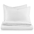 thumbnail image 2 of Bouclair Collection Collin Bleue - Ensemble Housse de Couette 3 Pcs Grand Lit, 2 of 6