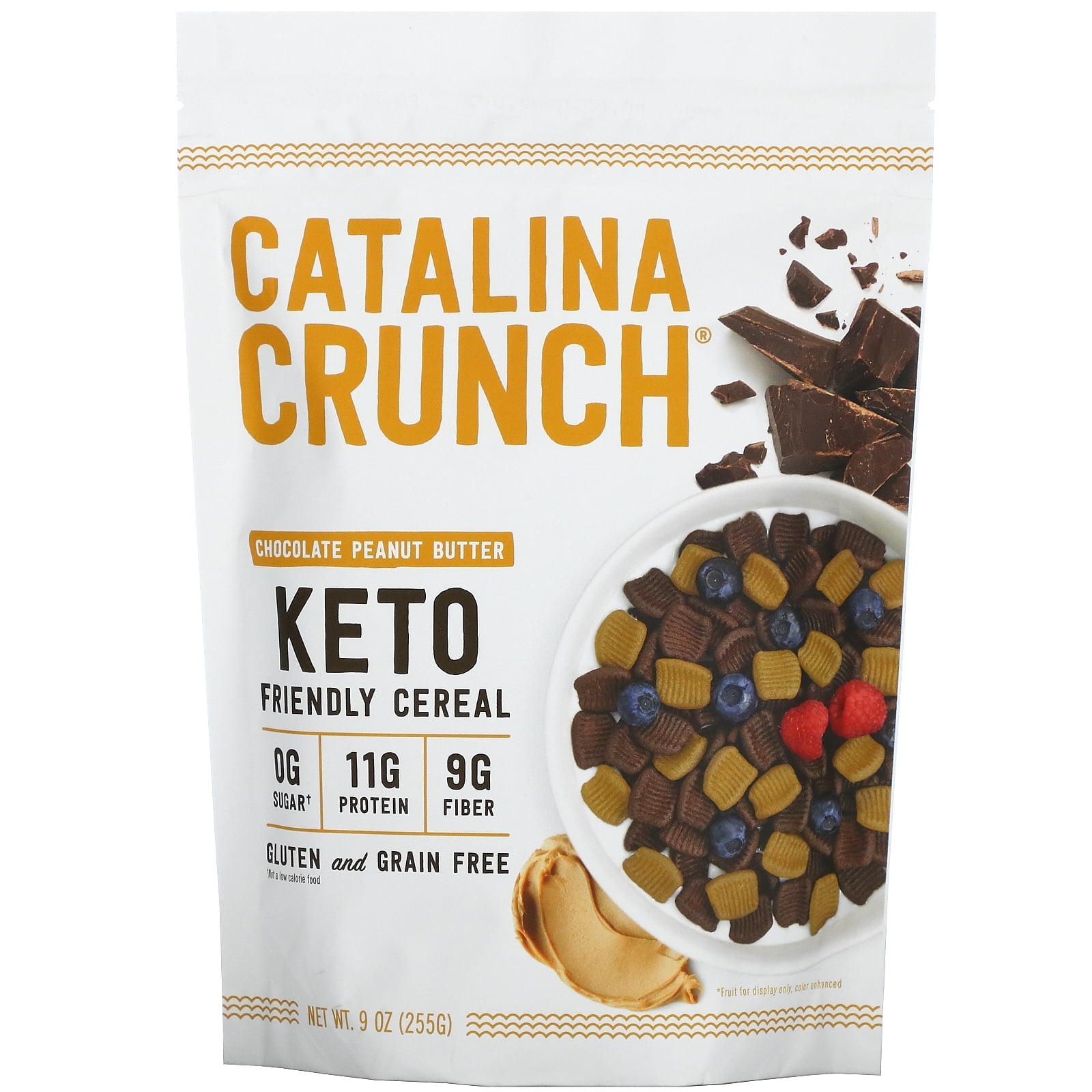Catalina Crunch, Keto Friendly Cereal, Chocolate Peanut Butter, 9 oz (255 g)