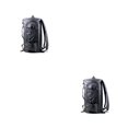 thumbnail image 4 of QualitChoice Fishing Bag Waterproof Double Shoulder Backpack Hiking Reel Pouch Large Capacity Fish Tackle Bags Outdoor Camping Black 2PCS, 4 of 6