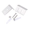 thumbnail image 3 of HINTRMENT 1Pack Diy Suitable Width Adjustable Barn Door Stopper for Track in Silver Tone, 3 of 5