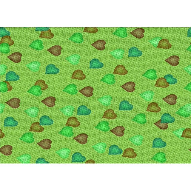 Ahgly Tapis Rectangulaire Lavable en Machine Intérieur Transitionnel Vert Vif, 8 Pieds x 12 Pieds
