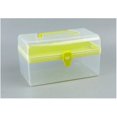 thumbnail image 1 of Transparent Tool Box Cozival Portable Plastic Tool Storage Box - Transparent Handled Organizer - Durable for Diy, Crafts & Hardware - Compact & Stackable for Garage, Car & Home, Yellow, 1 of 2