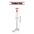 thumbnail image 3 of Immersion Hand Blender 500W Powerful Stick Blender with 9 Speed Control and 5 Attachments Stainless Steel Mixing Wand for Soup Smoothie Whisk Chopper Kitchen Use, 3 of 9