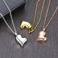 thumbnail image 3 of Pendentif Gravé pour Toujours dans Mon Cœur pour Femmes Collier Bijou en Acier Inoxydable, 3 of 6