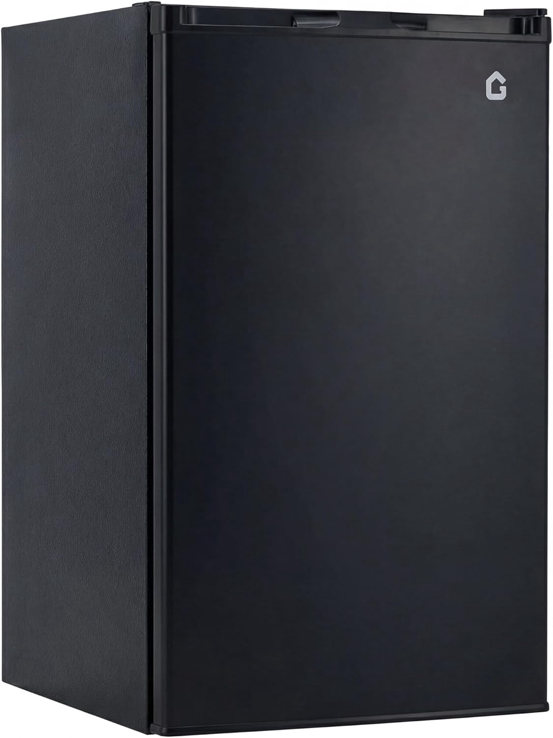 Garvee 4.5 Cu Ft Mini Fridge with Freezer, Single Door Compact Refrigerator with 7 Temperature Settings, Adjustable Glass Shelves and LED Light for Dorm, Office, Bedroom, Kitchen and Bar