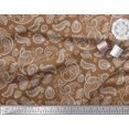 thumbnail image 2 of Soimoi Silk Fabric Paisley Block Print Fabric by Yard 42 Inch Wide, 2 of 3