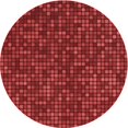 thumbnail image 1 of Ahgly Company Tapis d'Intérieur Lavables à la Machine, Carrés, Transitionnels, Rouges, 3 Pi Carrés, 1 of 7