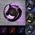 thumbnail image 2 of CEHVOM Vinyl Record Wall Clock Horse Head Shape Creative Retro Nostalgic Wall Clock, 2 of 9