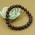 thumbnail image 3 of Bracelet Extensible Unisexe en Perles Rondes 8 mm en Fer Tigre Naturel, 3 of 5