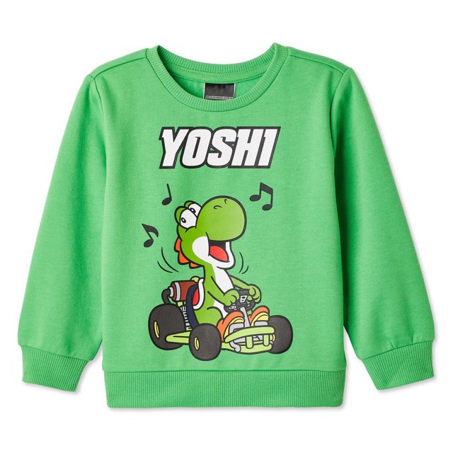 Coton ouaté Yoshi Mario Kart pour petits garçons