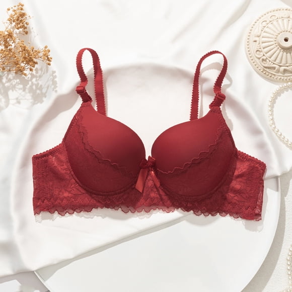 HongQid Lightweight Mesh Everyday Bra Seamless Underwire Bra for Ladies Daily School Office Errands Travel Use