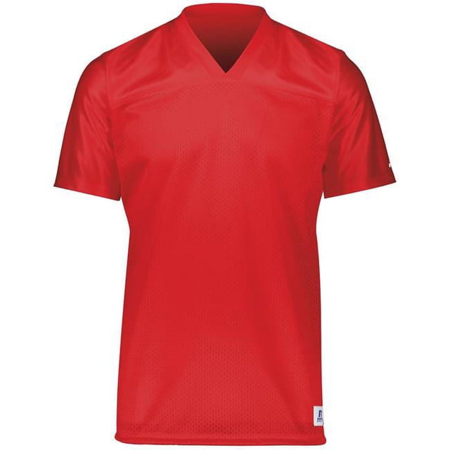 Russell R0593M.TRR.S Maillot de Football Drapeau Uni Adulte & 44; Vrai Rouge - Petit