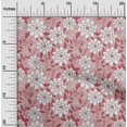thumbnail image 2 of oneOone Tissu Jersey Coton Rose Clair Floral Rétro Matériel de Robe Tissu Imprimé Tissu au Mètre 58 Pouces de Large, 2 of 5