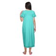 thumbnail image 3 of Moomaya Nuisette d'Allaitement en Coton pour Femmes, Unie, Ligne A, Col Rond, 3 of 5