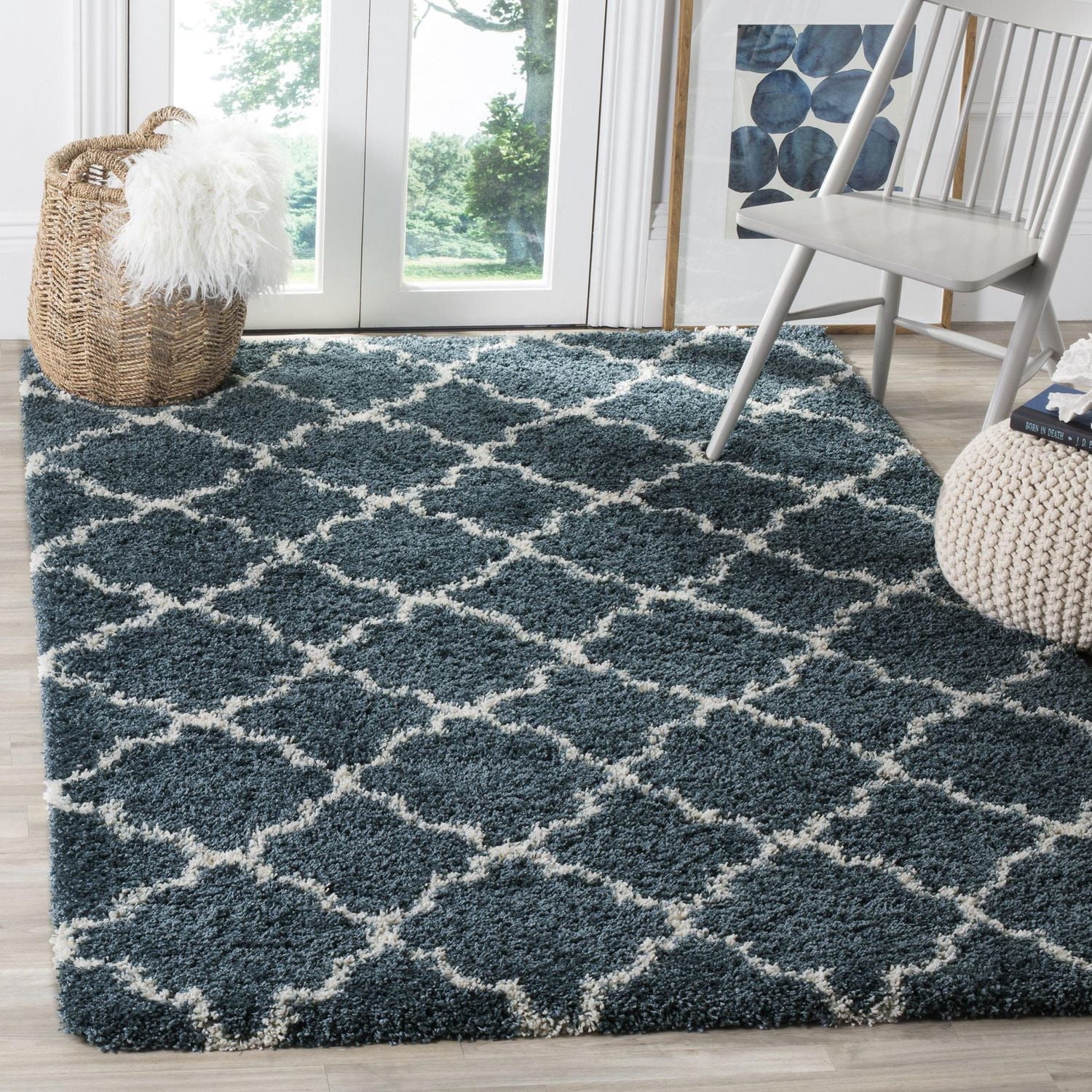Safavieh Hudson Jaye Geometric Shag Area Rug