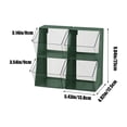 thumbnail image 3 of GFHFHITJ Étagère de Rangement Organisateur de Sachets de Thé Capsule de Thé Café Bureau Acrylique Transparent Rangement de Bureau Étagère à Collations, 3 of 6