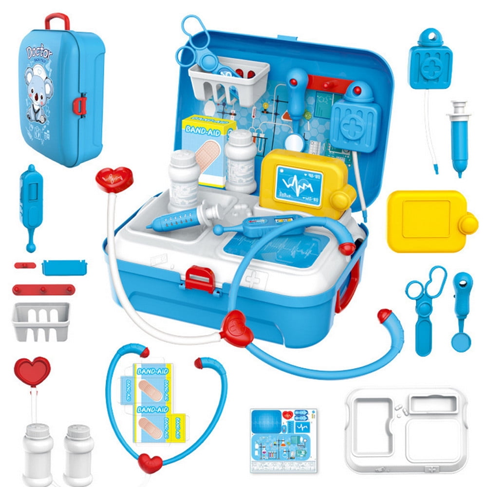 XZNGL Kids Toys Kids Games Games for Kids 17Pcs Medical Kit Doctor Nurse Dentist Pretend Roles Play Toy Set Kids Game Gift