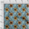 thumbnail image 2 of oneOone Polyester Lycra Mustard Yellow Fabric Tropical Sewing Craft Projects Fabric Prints By Yard 56 Inch Wide, 2 of 5