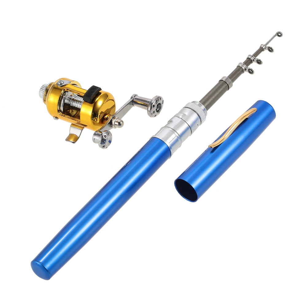 Fishing Rod,Rod Reel Set Portable Pocket Combo Kit Set Kit Set Portable Pocket Pen Rod Pen Rod Pole Reel Combo Kit Pole Reel Alloy Eryue Rod Rod Mewmewcat Zdhf