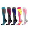 thumbnail image 1 of 6 Paires de Bas de Compression pour Femmes Hommes Circulation 20-30 mmHg Bas de Compression pour Course Infirmière Enflure Voyage Vol, 1 of 4
