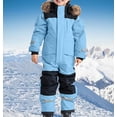 thumbnail image 1 of XZNGL Kids Girls Boys Colorful Siamese Snowsuits Ski Suits Jackets Winter Jumpsuits, 1 of 1