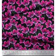 thumbnail image 3 of Soimoi Poly Georgette Fabric Artistic Floral Print Sewing Fabric Yard 52 Inch Wide, 3 of 3