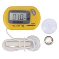 thumbnail image 2 of LCD Digital Aquarium Thermometer, High Accuracy Compact Yellow Aquarium Thermometer  for Reptile, 2 of 7
