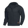 thumbnail image 1 of Homme Pull Décontracté Uni Mode Manches Longues Col Montant Blouse à Fermeture Éclair, 1 of 1