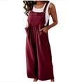thumbnail image 1 of Penkiiy Combinaisons pour Femmes Mode Été Décontracté Camisole Sans Manches Combinaison Vin S Combinaisons, 1 of 8