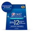 thumbnail image 1 of Crest 3D Whitestrips 1 Hour Express At-home Teeth Whitening Kit, 10 Treatments, 12 Levels Whiter, 1 of 11
