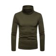 thumbnail image 1 of FOCUSNORM T-shirt à Manches Longues en Maille Homme Casual Party Pull, 1 of 8