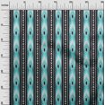 thumbnail image 2 of oneOone Viscose Chiffon Fabric Stripe & Geometric Ikat Print Sewing Fabric BTY 42 Inch Wide, 2 of 4