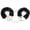 Black, variant on Stainless Steel Pink Fluffy Handcuffs for Ankles and Wrist with Chain,Set Fuzzy Sweater Hand Cuff Set for Adults,Black